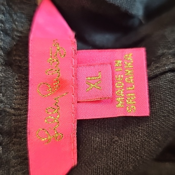 Lilly Pulitzer Black Deri Linen Palazzo Wide-Leg Pants NWT - Picture 7 of 10